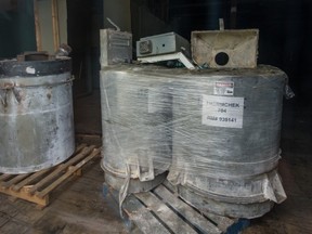 Inside of Reliance Power Equipment Ltd. warehouse on Hymus Blvd.