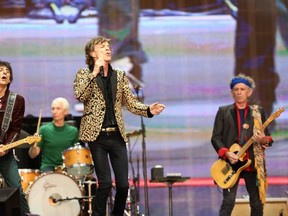 Mick Jagger and the Rolling Stones perform at Hyde Park on July 6, 2013 in London, England. (Photo by Simone Joyner/Getty Images)