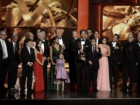 Writer/producer Steven Levitan accepts the award for Best Comedy Series for 'Modern Family' onstage during the 65th Annual Primetime Emmy Awards held at Nokia Theatre L.A. Live on September 22, 2013 in Los Angeles, California. (Photo by Kevin Winter/Getty Images