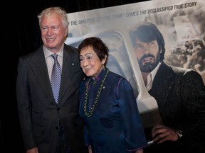 Ken Taylor and Pat Taylor attends the "Argo" Washington D.C. premier, October 10, 2012 in Washington, DC. (Photo by Leigh Vogel/Getty Images)