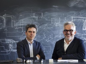 André Perrotte and Gilles Saucier formed their architectural partnership 25 years ago. (Photo courtesy of Saucier + Perrotte)