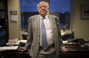 Julius H. Grey, Canadian lawyer and university professor, best known known for his knowledge of constitutional and human rights law at his downtown Montreal office Thursday, November 7, 2013. (Peter McCabe / THE GAZETTE)