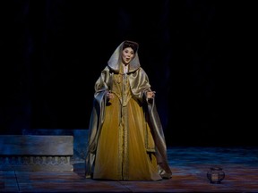 Japanese soprano Hiromi Omura (pictured here in L’Opera de Montreal’s 2012 production of Il Trovatore) co-headlines L’Opéra de Montréal ‘s 18th annual Gala at  the Maison Symphonique de Montreal (Photo by Yves Renaud, courtesy L’Opera de Montreal)