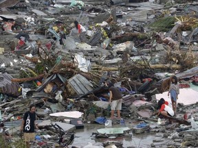 The city of Tacloban was devasted by typhoon Haiyan.