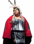 From the  Beat Nation: Art, Hip Hop and Aboriginal Culture exhibit at the Musée d’art contemporain de Montreal: Raven: On the Colonial Fleet, 2010; Performance regalia; Courtesy of the artist (Musée d'art contemporain de Montréal)