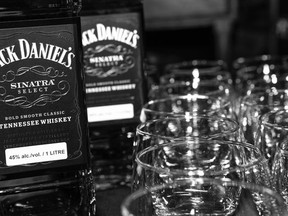 Brown-Forman Corp launched Jack Daniel’s Sinatra Select, the premium whiskey named for for Ol Blue Eyes, at L'Auberge Saint-Gabriel in Old Montreal (All photos by Dominic Gouin / Courtesy Leisa Lee Group)