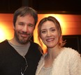 Director Denis Villeneuve, left and actress Evelyne Brochu, right,  at press conference announcing the Canadian Screen Awards Monday January 13. Both Villeneuve and Brochu are among the nominees. (Marie-France Coallier / THE GAZETTE)