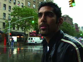 Canadian documentary film director Jason DaSilva. He's in New York's East Village here, but that architecture could easily be in downtown Montreal, or on Bernard Ave. in Outremont, right?