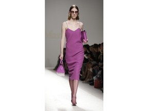 Full-on lavender — call it radiant orchid if you will — from Max Mara in Milan.