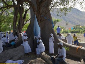 Scene from the documentary film Ayiti Toma.