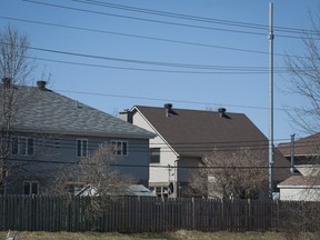 This cell tower that went up in a private yard in Kirkland was moved before it was activated.