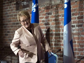 Quebec Premier Pauline Marois arrives at a news conference last Thursday to announce petroleum exploration on Anticosti Island. A CROP survey begun that day and published today in La Presse suggests Marois is in a position to lead the PQ to a clear majority. Meanwhile, rumours out of Quebec City are pegging April 14 as the day we go to the polls. THE CANADIAN PRESS/Ryan Remiorz