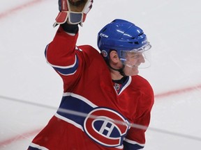 Vincent Damphousse playing at oldtimers hockey game between former NHL stars and former members of the Canadiens, March 24, 2013 at the Bell Centre.