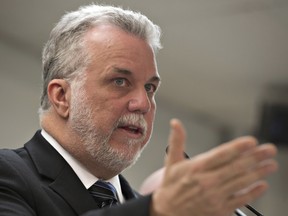 Quebec Liberal Party Leader Philippe Couillard.