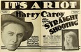 Advertisement for John Ford's film Straight Shooting in Moving Picture World, Aug 1917.