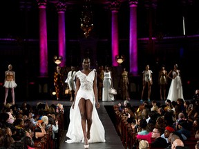 A look from Elie Kuame at the 2013 edition of Black Fashion Week Montreal (Photo by Jean Terry)