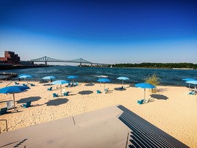 Clock Tower Beach is an urban oasis in the Old Port