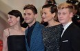 When it comes to film festivals, Montreal filmmaker Xavier Dolan really gets around. This photo was taken at the Cannes Film Festival on May 22, 2014. Anne Dorval, left, Xavier Dolan,  Suzanne Clement and  Antoine-Olivier Pilon pose before the screening of Dolan's film Mommy. (Bertrand Langlois/AFP/Getty Images)