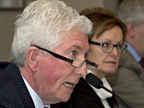 The polls say he has the best shot at turning the party around, but Gilles Duceppe says he isn’t going to throw his hat into the ring to succeed Pauline Marois at the helm of the Parti Quebecois.
The former head of the Bloc Quebecois, who was voted out of his seat during the federal election in 2011, told the Canadian Press it would be preferable that candidates from within the PQ itself run for the leadership.
THE CANADIAN PRESS/Jacques Boissinot
