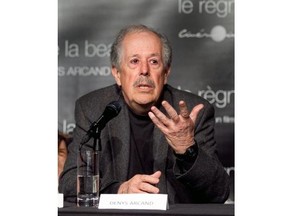 Denys Arcand doesn’t attach much importance to his status as the most revered of Quebec cinema’s elder statesmen. “Put me in whatever place you want to put me. It’s fine,” says the director, pictured at the Phi Centre on May 6. “I’m living my life, still doing films at my age, and I’m happy. It’s been a good ride, and I’m still enjoying it.”