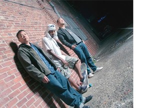 Hip-hop trio Deltron 3030 — featuring Kid Koala, left, Del the Funky Homosapien and Dan the Automator — will close the jazz fest with a free outdoor show on July 6.