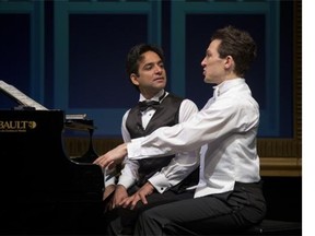 Reza Jacobs, left, and Bryce Kulak reprise the roles originated by Ted Dykstra and Richard Greenblatt, respectively.