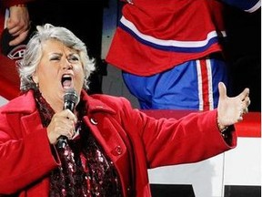 Ginette Reno has fired up the crowd at Canadiens games during the playoffs with her stirring version of the national anthem. Fans at the Bell Centre have greeted her with a thunderous ovation and chants of ‘Gi-nette! Gi-nette!’ each time.