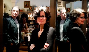 Sandra Luciantonio and Daniel Tierney stand amongst the mirrors at ARTERIE Boutique & Friperie on Monday November 25, 2013. The pair are the two main members of the band Gogh Van Go, which has just reformed after a near-20-year hiatus. (Allen McInnis / THE GAZETTE)