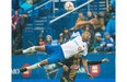 Impact’s Matteo Ferrari, top, collides with the Union’s Andrew Wenger in Montreal on April 26. Montreal earned its first win of the season in the game against Philadelphia.