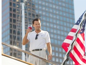 Leonardo DiCaprio plays hustler Jordan Belfort in The Wolf of Wall Street. The real Belfort expects to earn more this year than he made at his peak as a stockbroker, allowing him to repay the victims of his fraud.