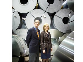 Michael Deitcher, president, and Glenda Deitcher-Susser, vice-president, of Alliance Steel: In 1985, the business generated about $5 million a year in sales; today, sales are between $75 million and $85 million a year.