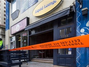 Arson is suspected in a fire that broke out Friday morning at the Liquid Lounge bar.