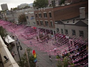 Ste-Catherine St. E., in the Gay Village, has been made into a pedestrian-only stretch for several summers.