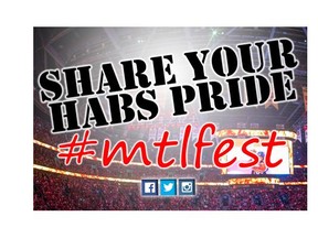 Tag your social networks posts with #mtlfest to take part in our Habs fest coverage.