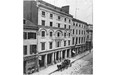 St. Lawrence Hall, St. James Street, Montreal, circa 1865-70. This was considered to be Montreal’s finest hotel before the Windsor Hotel opened in 1878. It was also where U.S. Confederate forces set up operations, 150 years ago this week, during the American Civil War, as a base to harass and distract Abraham Lincoln’s Union from Canada.