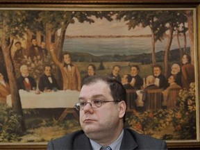 Bloc Québécois leadership candidate Mario Beaulieu, pictured in 2009, told a party convention on Saturday that leaving Canada “would pay very well economically. Our money would stay in Quebec. We give them much more than it gives back to us.”