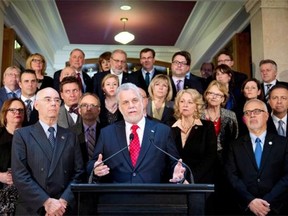 Quebec Premier Philippe Couillard and his government begin work on passing bills in the National Assembly on Tuesday. The legislature sits until June 13.