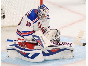 Rangers goalie Henrik Lundkvist made 40 saves to lead his team to victory Monday night at the Bell Centre.
