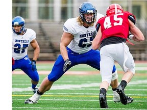 David Foucault, who was selected in the first round of the CFL draft by the Alouettes, signs a contract with the NFL's Carolina Panthers on Monday.