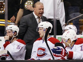 Michel Therrien didn't answer a question about his decision to play Brandon Prust in place of Daniel Brière on Saturday.