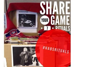 Tag your social media posts with #HabsRituals and we'll share them right here on our page.