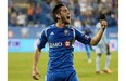 Montreal Impact's Blake Smith celebrates after scoring against Sporting Kansas City during the second half in MLS soccer action in Montreal, Saturday, July 27, 2013.