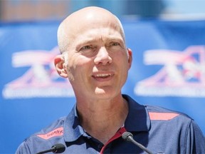 Alouettes head coach Tom Higgins is a voracious reader — John Grisham and Jeffrey Archer are among his favourite authors — loves to travel, enjoys live theatre and fancies himself quite the carpenter, enjoying the solitude of woodworking.