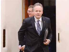 Bank of Canada governor Stephen Poloz and deputy governor Tiff Macklem appear at a Commons finance committee on Parliament Hill in Ottawa on Tuesday, April 29, 2014.