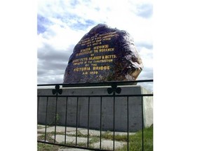 The Black Rock, at the northern end of the Victoria Bridge, is a memorial to Irish immigrants who died of “ship fever” in 1847-48.