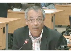 Bruno Lortie, former chief of staff for Nathalie Normandeau, testifies at the Charbonneau Commission on Tuesday, June 17, 2014 in Montreal.