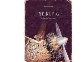 Cover illustration by Torben Kuhlmann for Lindbergh: The Tale of a Flying Mouse, published by NorthSouth Books.