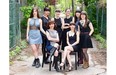 Designers in Mile End, standing from left, Angie Johnson of Norwegian Wood, Judith Desjardins of Bodybag by Jude, Mylène Bélair of Mylène B., Julie Pesant of Éditions de Robes, Anne-Marie Laflamme and Catherine Métivier of Atelier b. Seated, Jennifer Glasgow of General 54, left, and Marie-Ève Émond of Betina Lou.