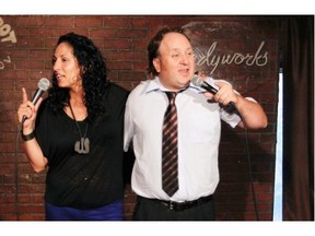 Eman and Mike Paterson are among the local comics whose careers got a boost at the Comedyworks.