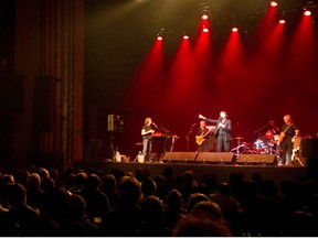 The Zombies, who first played The Forum in 1965, returned to Montreal, on Thursday, February 28, 2013 to play at Metropolis as part of the Montreal en lumiere festival. Original members Colin Blunstone (singer), right, and Rod Argent (keyboards), left, were accompanied by Jim Rodford (bass), Steve Rodford (drums), Tom Toomey (guitar).